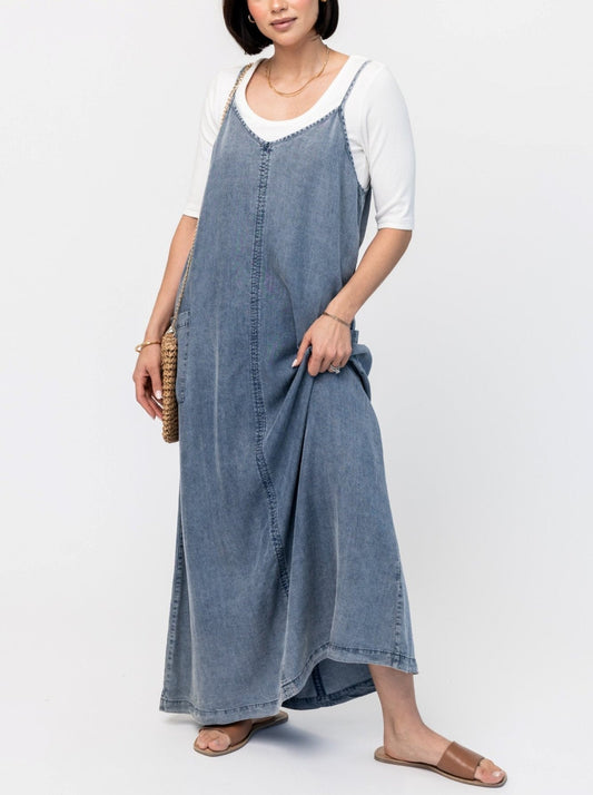 🔥50% rabatt 🔥Maxi-Jeanspulloverkleid für Damen