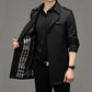 👔🍂Seasonal Promotions--Men's Double Breasted Windbreaker Jacket