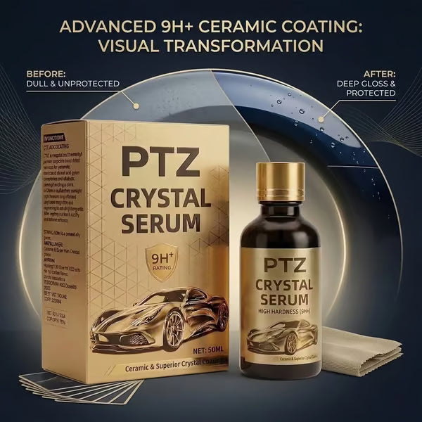 💥Crystal Serum – 9-Stunden-Profi-Keramikversiegelung für Autolack, Glanz &  Schutz