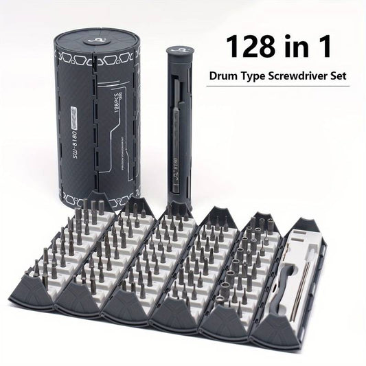 🔥 128-in-1-Präzisionsschraubendreher-Set, Demontage- und Reparaturwerkzeuge, multifunktionales Handschraubendreher-Buchset
