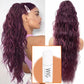⏳Limited 50% discount! 🎁 30" curly ponytail extension – High-temperature fibers, double attachment (clip + cord), natural volume & all-day comfort! 💇‍♀️✨