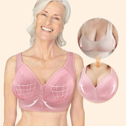 💥LAST DAY SALE ONLY ￡11.99!!💘Front Button Breathable Skin-Friendly Cotton Bra