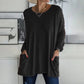 🌸👚50% Rabatt ✨Neues langärmeliges Baumwoll-T-Shirt mit lässiger Tasche