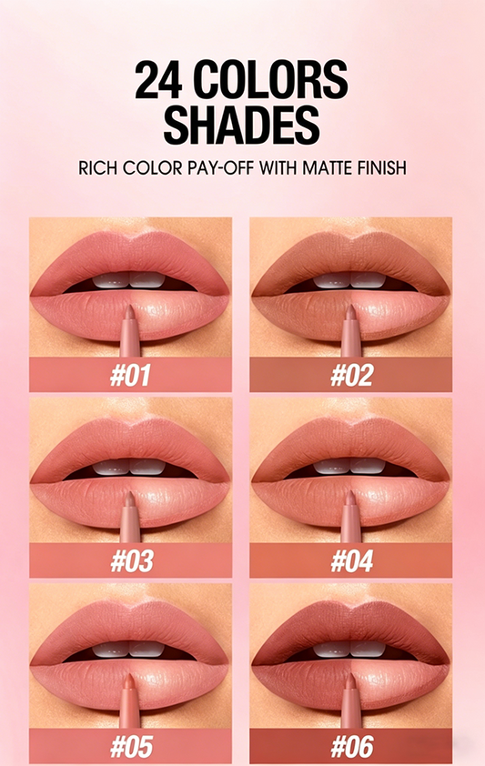 Easy Glide Lip Liner — Creamy, Blendable Color with Smooth Application, Summervibes