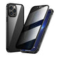 Magnetic  Full-Coverage Protective and double-sided anti-peep glass mobile phone case for iPhone