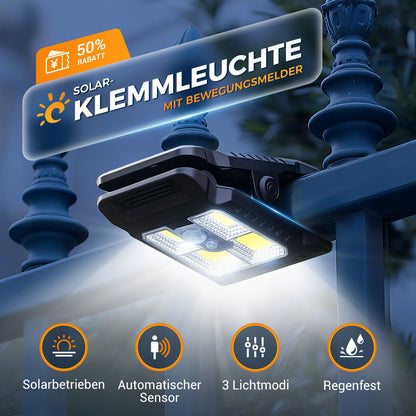 ⏳Begrenzte Zeit 50% Rabatt💥🌿Solar-Clip-Leuchte mit Bewegungssensor🔥Jetzt 2 kaufen 1 gratis!🏡Perfekt für Garten, Balkon & Terrasse!✨