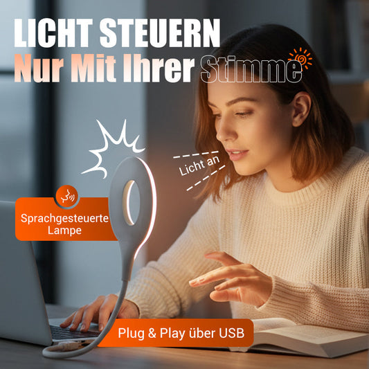 🌙🔌Sprachgesteuerte LED-USB-Lampe
