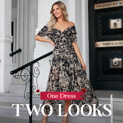 🌸Νέα κυκλοφορία 50% ΕΚΠΤΩΣΗ💖 Γυναικείο φόρεμα στράπλες με λαιμόκοψη V