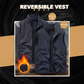 ⏰Zeitlich begrenzter Verkauf – 50 % RABATT🔥🧥 Herren Oversized Ärmellose Westenjacke mit Taschen