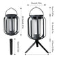 🔆 🔥Upgraded flackernde Flamme Solar Laterne im Freien wasserdichtes Licht