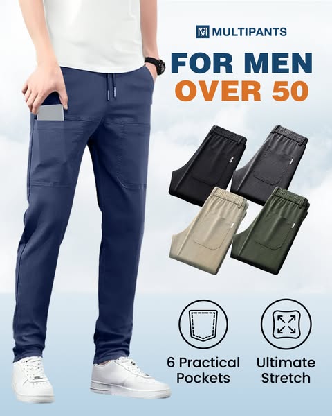 Sommerneu eingetroffen! MultiPants – Strapazierfähige Cargohose mit hohem Stretchanteil und mehreren Taschen