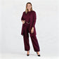 🍁 Neu im Herbst/Winter! | Nur noch 1 Tag: -50 % ⏳ 3-teiliges Set aus Longline-Cardigan, Top & Hose