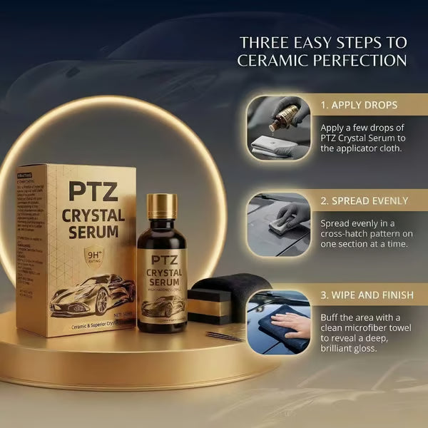 💥Crystal Serum – 9-Stunden-Profi-Keramikversiegelung für Autolack, Glanz &  Schutz