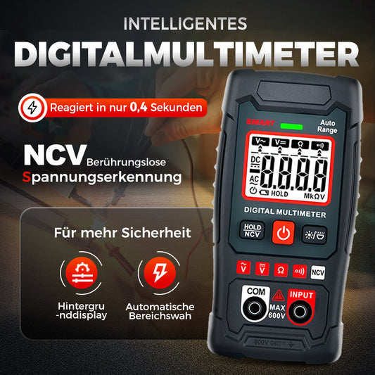 🔧⚡️ Smartes Anti-Burn-Multimeter! 4000 Zähler, automatische Messbereichswahl, handtellergroßes Null-Fehler-Messgerät ✨
