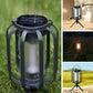 🔆 🔥Upgraded flackernde Flamme Solar Laterne im Freien wasserdichtes Licht