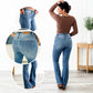 Geeignet für alle Körpertypen👖Hochelastische Jeans zur Bauchkontrolle