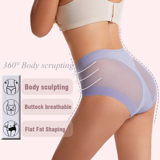 🎁Kaufen Sie 2 und erhalten Sie 2 gratis (4 Stück)⏳High Waist Ice Silk Seamless Shaping Briefs