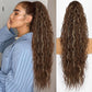 ⏳Limited 50% discount! 🎁 30" curly ponytail extension – High-temperature fibers, double attachment (clip + cord), natural volume & all-day comfort! 💇‍♀️✨