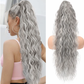 ⏳Limited 50% discount! 🎁 30" curly ponytail extension – High-temperature fibers, double attachment (clip + cord), natural volume & all-day comfort! 💇‍♀️✨