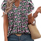 ✨Hot Sale 50% Off🌸Bedrucktes kurzärmliges Tunika-Oberteil für Damen💥💥Befristetes Angebot: 50% Rabatt auf Bestellungen
