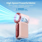 🥳2026 HOT SALE🥳💞❄️ 50% OFF! Turbo Handheld Fan – 16900 RPM, 6 speeds, LED display. 3000mAh battery, 10.7hrs cooling. Pocket‑sized power! 🌬️✨
