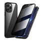 Magnetic  Full-Coverage Protective and double-sided anti-peep glass mobile phone case for iPhone