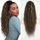 ⏳Limited 50% discount! 🎁 30" curly ponytail extension – High-temperature fibers, double attachment (clip + cord), natural volume & all-day comfort! 💇‍♀️✨