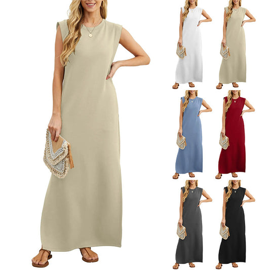 🚀Kaufen Sie 2 und erhalten Sie kostenlosen Versand🚀💥Damen Lockeres, Geteiltes, Faltenfreies Langarmkleid