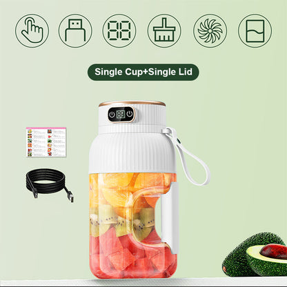Sommer Heißer Verkauf ❄️Multifunctional Tragbare Saftpresse Tasse mit Digitalanzeige（❄️❄️Ab 56% Rabatt）