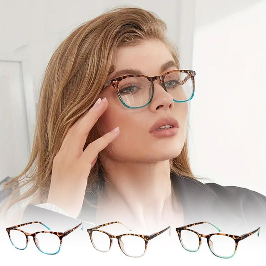 ✨👓Sexy Leopard Print Anti-Blue Light Gradient Lesebrille für Frauen