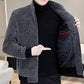 🎁❄️[Bestes Geschenk für ihn] Modische, warme und lässige Stehkragenjacke für Männer