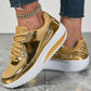 ✨👟Trendy Casual Sparkling Style Plateau-Sneaker für Damen🏃