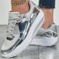 ✨👟Trendy Casual Sparkling Style Plateau-Sneaker für Damen🏃