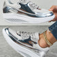 ✨👟Trendy Casual Sparkling Style Plateau-Sneaker für Damen🏃