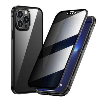 📱 50% POPUSTA SADA! ✨Magnetska dvostrana futrola za telefon od kaljenog stakla s efektom protiv virenja za iPhone seriju