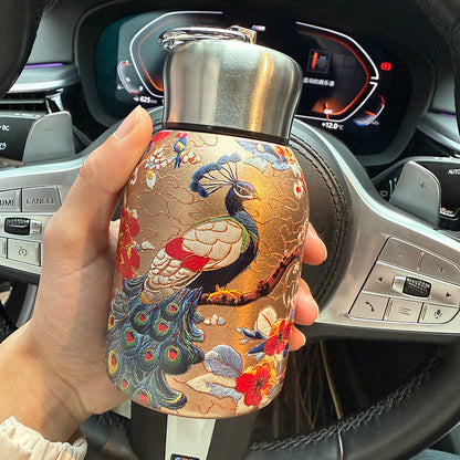 🔥Muttertag Heißer Verkauf 50% RABATT🎁Stilvolle & tragbare isolierte Wasserflasche
