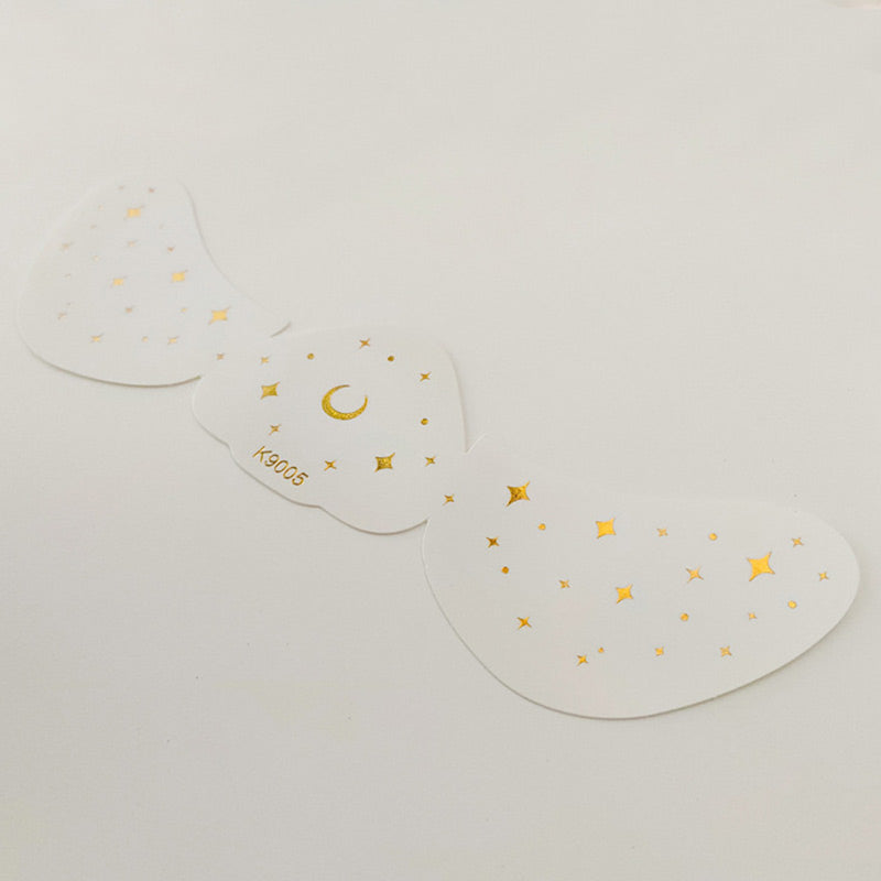 Glitzerndes Hautpflege-Sommersprossen-Gesichtstattoo
