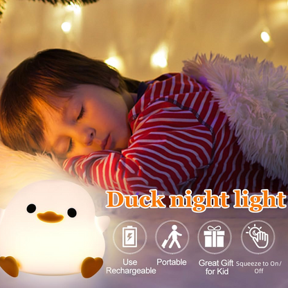 Niedliches Squishy Duck Nachtlicht