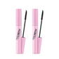 Wischfeste, wasserfeste Mascara für Verlängerung, Volumen und Locken
