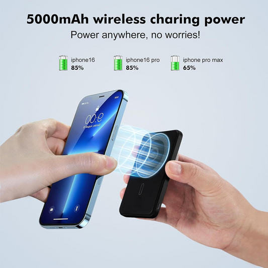 3-IN-1-LADEN:⚡📱Magnetisches tragbares kabelloses Ladegerät mit LED-Anzeige💥💥Befristetes Angebot: 50% Rabatt auf Bestellungen
