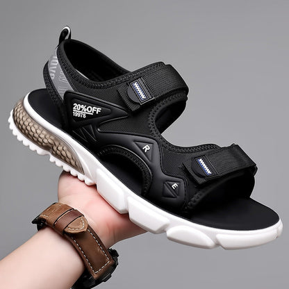 🎉🩴2025 Sommer Neue Herren Sandalen mit Klettverschluss💥💥Befristetes Angebot: 50% Rabatt auf Bestellungen