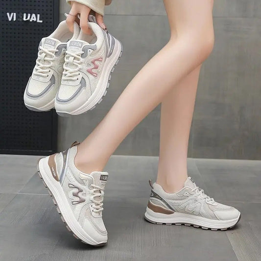 👟Casual, atmungsaktive Mesh-Sneaker mit dicker Sohle🚀Kaufen Sie 2 und erhalten Sie kostenlosen Versand🚀
