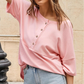 🌸💐Lässiges Button-Down-Oberteil aus Waffelstrick💥💥Befristetes Angebot: 50% Rabatt auf Bestellungen