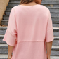 🌸💐Lässiges Button-Down-Oberteil aus Waffelstrick💥💥Befristetes Angebot: 50% Rabatt auf Bestellungen