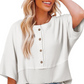 🌸💐Lässiges Button-Down-Oberteil aus Waffelstrick💥💥Befristetes Angebot: 50% Rabatt auf Bestellungen