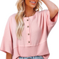🌸💐Lässiges Button-Down-Oberteil aus Waffelstrick💥💥Befristetes Angebot: 50% Rabatt auf Bestellungen