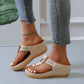 🎉🩴Pantoffeln Sommer Frauen Keile Dicke Pantoffeln💥💥Befristetes Angebot: 50% Rabatt auf Bestellungen