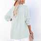 🧥♀️2025 Neue lässige Langarm-Mesh-Bluse mit Knopfverschluss für Damen