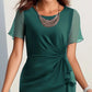 🔥【S-2XL】👗 💃Elegantes Mode-Einfarbiges Kleid