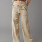 50%Rabatte🔥Cargohose mit weitem Bein aus Leinenmischung 👖Super vielseitige Hose